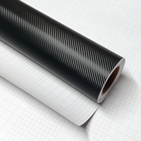 Film de protection pour voiture en vinyle carbone brillant, PVC, texture 3D, auto-adhésif, changement de couleur de carrosserie, couleurs personnalisées OEM