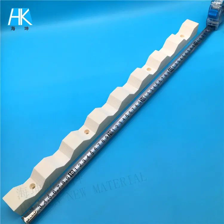 Manufactory Dry Casting Alumina Al2O3 Ceramic Custom Cnc Machined Grinding Bar