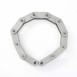 Konveyör için çok fonksiyonlu çift Pitch konveyör zinciri kemer paslanmaz çelik masa zinciri - Product Image 6