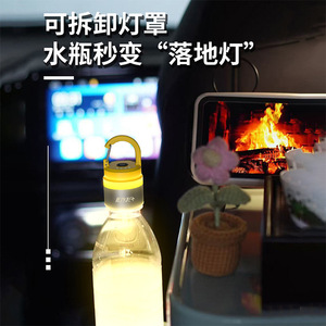 Camping <b>Light</b> <b>Led</b> Portable Hanging Lamp For Outdoor Hiking Cycling With Carabiner 25000 Hours Lifespan - Product Image 3