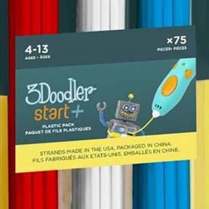 3Doodler 3DS-ECO-MIX1-75 Start Mix 1 Filamento PLA-Rojo Blanco Azul 75g - Product Image 2