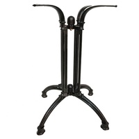 Cheval en fonte Base de table à quatre pieds