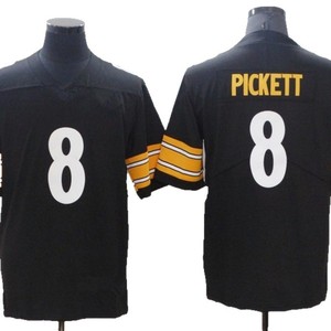 Broderie personnalisée en gros Pittsburgh Steeler s # 5 # Maillot de football 90 en maille poly unisexe pour adulte, vente en gros transfrontalière, possibilité d'ajouter une étiquette - Product Image 5