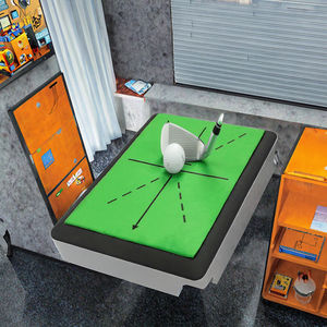 Tapete de Golf de Terciopelo Reemplazable con Mango Oculto para Entrenamiento en Casa - Tapete de Golf Versátil Modelo SER-RM-003 - Product Image 3