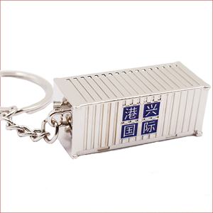 3D拖车集装箱纪念品广告钥匙扣运输公司促销礼品耐用促销钥匙扣 - Product Image 3