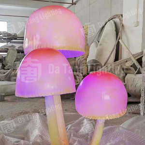 Luz decorativa LED con forma de hongo para jardín, césped, paisaje y ambiente festivo - Product Image 6