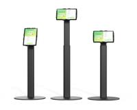 Terminal de point de vente (TPV) tablette Android 16 pouces avec NFC frontal, G99 6 Go 128 Go, avec support au sol pour kiosque, libre-service, dons d'église