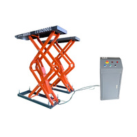 Orta Yükseklikte 4 Ton Hidrolik Araba Yıkama Lifti Elektrikli Makaslı Araç Lifti Düşük Profil Hidrolik Oto Lifti