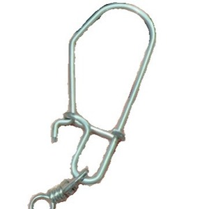 Boucle de pêche en acier inoxydable pour leurres de pêche en eau douce, accessoire d'hameçon de pêche - Product Image 1