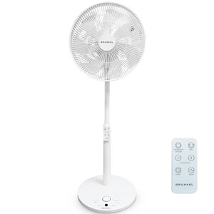 Ventilatore a piantana Grunkel 12 velocità con telecomando e oscillazione, bianco - Product Image 1