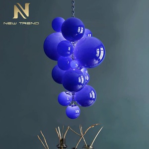 <span class=keywords><strong>Lampadario</strong></span> a LED in Vetro a Forma di <span class=keywords><strong>Palloncino</strong></span> per Decorazione Interna Contemporanea di Hotel, Hall, Villa e Scale - Product Image 3