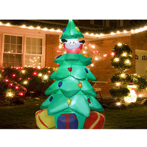 Blow up <b>Inflatable</b> Tree With LED Lights for Indoor Outdoor Garden Yard Lawn Holiday Party 20240629 <b>Inflatable</b> Xmas Decoration - Product Image 1