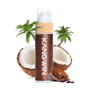 Aceite Autobronceador <span class=keywords><strong>Corporal</strong></span> Vegano Orgánico con Fragancia a Coco, Acelerador del Bronceado Oscuro, para Todo Tipo de Piel, Marca Privada Personalizada, Color Marrón Natural - Product Image 1