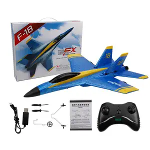 热FX-828飞机2.4G 2CH F18攻击战斗机大黄蜂遥控滑翔机EPP泡沫玩具遥控飞机RTF遥控飞机玩具