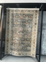 Tapis imprimé lavable en machine, style persan vintage, antidérapant, à poils ras, doux, pour salon, chambre à coucher, décoration intérieure
