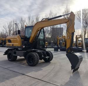 Vente Flash : Excavatrice Hydraulique sur Roues XE80WG de 8 Tonnes, Haute Performance et Fiable, Fourniture Directe d'Usine - Product Image 1