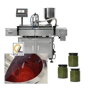 MTW automatic simple servo one head juice jar liquid filling machine