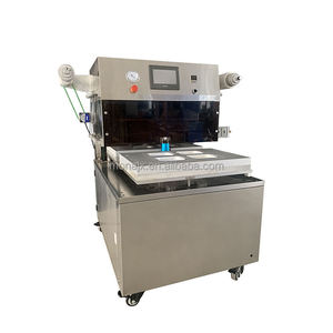 Machine d'emballage <span class=keywords><strong>sous</strong></span> <span class=keywords><strong>vide</strong></span> automatique | 4 plateaux scellant les aliments cuits machines d'emballage <span class=keywords><strong>sous</strong></span> <span class=keywords><strong>vide</strong></span> en peau - Product Image 5