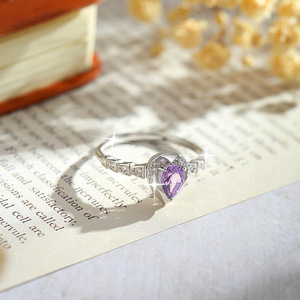 8 Dainty Water Drop Natural <b>Stone</b> Gemstone <b>Rings</b> 925 Sterling <b>Silver</b> Prong Setting Tarnish-Free Waterproof Adjustable Wedding - Product Image 5