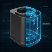 Machine de compostage domestique intérieure électrique chambre de broyage en acier inoxydable type d'alimentation continue broyeur de déchets alimentaires silencieux