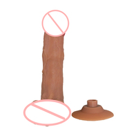 Pénis en caoutchouc de silicone souple Bestmoon avec forte ventouse Jouets sexuels pour pénis en plastique télécommandés Godes vibrants pour femmes