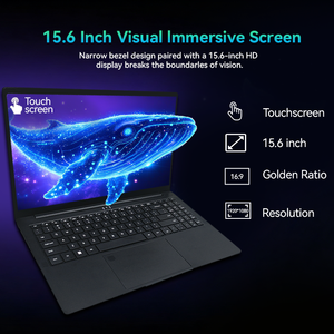 Nouvel Ordinateur Portable à Écran Tactile Intel I3 I5 I7 I9, <span class=keywords><strong>15</strong></span>,6 Pouces, Clavier Rétroéclairé et Lecteur d'Empreintes Digitales, Ordinateur Portable I5 I7 - Product Image 4