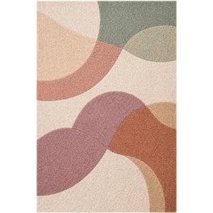 Solstice - Hand-Tufted Abstract Colour <b>Block</b> Rug | Earthy Multicolour | Wool Blend | Custom Sizes Available - Product Image 5