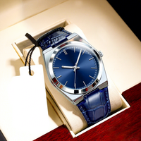 Nouvelle Montre Homme 2026 de Luxe Léger et Haut de Gamme, Entièrement Automatique, Boîtier en Alliage et Cuir Premium, Montre-Bracelet à Quartz Tendance pour Affaires