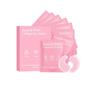 Masque pour les <span class=keywords><strong>yeux</strong></span> en <span class=keywords><strong>gel</strong></span> de collagène rose avec glycérine - Patchs pour les <span class=keywords><strong>yeux</strong></span> liftants et raffermissants - Product Image 1