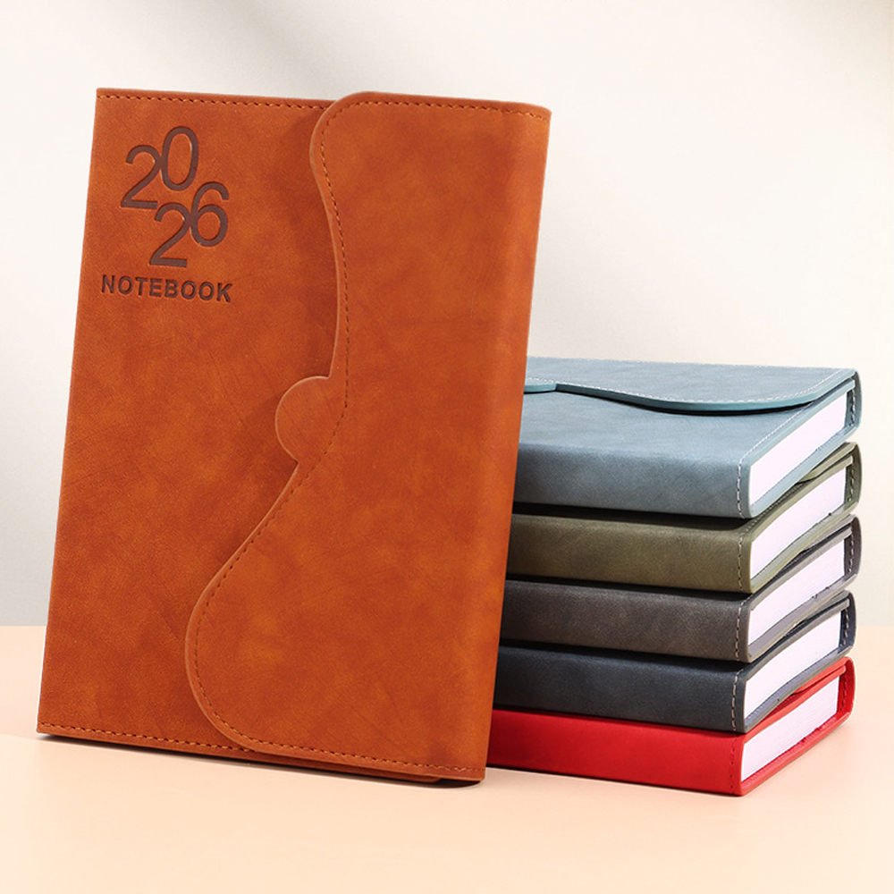 15.5*21.5cm <strong>2026</strong> Spanish English 365-Day Daily Notepad Custom Corporate Diary Planner <strong>Notebook</strong> Portable Feature
