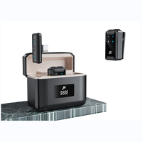 Microphone sans fil SX24 pour smartphone, type C, avec boîtier de charge magnétique, micro-cravate à condensateur, anti-bruit, léger