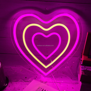 Enseigne néon LED acrylique personnalisée, style romantique, décorations de mariage, lumières d'ambiance pour événements - Product Image 1