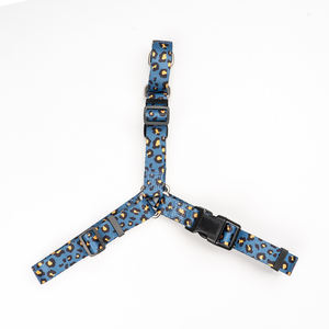 Hunde geschirr Weste Modischer Leoparden muster Dreieck riemen Gurtband für kleine mittelgroße Hunde - Product Image 5