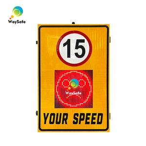 Radar Doppler Solar Inteligente Waysefe para Seguridad Vial, Señal de Velocidad con Detección de 2-4 Carriles, Pantalla de 320x320mm, Tamaño Personalizable, 50AH - Product Image 4