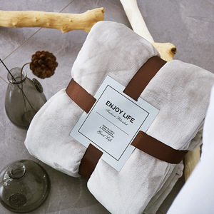 Tùy Chỉnh Sợi Nhỏ Flannel Sọc Ném Chăn In Siêu Mềm 100% <span class=keywords><strong>Polyester</strong></span> Vua Kích Thước Mùa Đông - Product Image 2