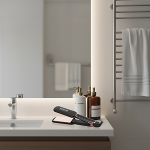 เครื่องหนีบผมไทเทเนียม Vevor ขนาด 2 นิ้ว พร้อมหน้าจอ LCD แรงดันไฟฟ้าคู่ สำหรับดูแลและจัดแต่งทรงผมในบ้าน - Product Image 2