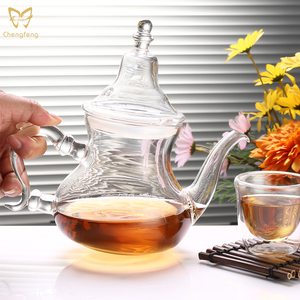 Ma-rốc Arabic thủy tinh cà Phê Trà cốc cà phê nước ép trà nồi cao Borosilicate Kính cà phê <span class=keywords><strong>Maker</strong></span> Tea <span class=keywords><strong>Maker</strong></span> Set - Product Image 5