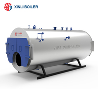1500kg 1.5Ton 1 T/h 2 Tph Oil Wns Chaudière à vapeur diesel au gaz naturel Sri Lanka pour l'huile de cuisson