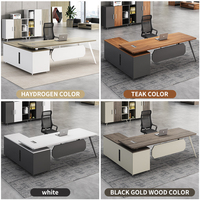Escritorio Ejecutivo Rectangular Moderno de Lujo para CEO - Diseño Personalizable y Materiales de Alta Calidad