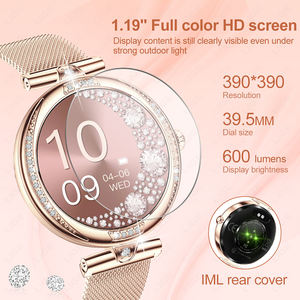 LIGE BWNX17PRO 2 زوج حزام ساعة ذكية للنساء أندرويد IOS تعقب اللياقة البدنية إجراء المكالمات إجراء مكالمات معدل ضربات القلب ساعة صحية نسائية - Product Image 2