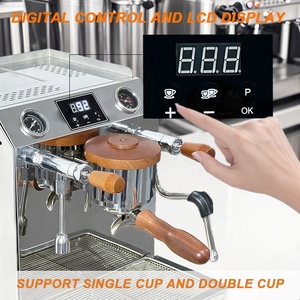 Máquina de Café Espresso Comercial Profesional de Doble Caldera de 2500W para Negocios - Product Image 2