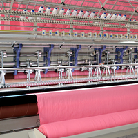 Machine de matelassage de matelas de broderie de couture de production industrielle de multi-aiguilles de cnc informatisée