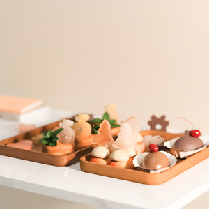 DIY Weihnachts-Schokoladen-Harzform Handgefertigtes Skulpturmodell für Kuchen und Epoxidharz-Dekoration - Product Image 3