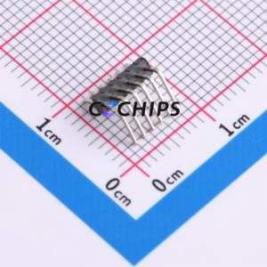 HX PZ1.27-1x6P WZ-P Pin Header Bent Lead Through Hole,P=1.27mm Connector 1x6P 1.27mm Pin Header Right Angle Insert - Product Image 2