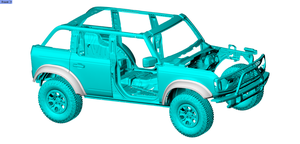 Molduras de Fibra de Carbono para Guardabarros de <span class=keywords><strong>Ford</strong></span> <span class=keywords><strong>Bronco</strong></span> 2021-2023 - Product Image 5