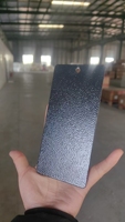 Peinture en poudre PP EP noire froissée RAL9004 de qualité supérieure pour les réseaux électriques, les armoires de distribution, les armoires de serveur, les placards, les clôtures