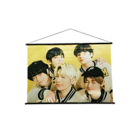 Marchandises Kpop personnalisées, grand poster en toile suspendu, images suspendues, posters muraux Kpop, rouleau mural Kpop pour Bangtan Boys