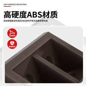 Supports d'angle pour meubles, supports d'étagère, connecteurs en forme de L à 90 degrés, pièces en plastique ABS durables - Product Image 3