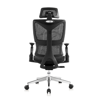 Chaises de bureau ergonomiques de haute qualité en maille à dossier haut, chaises de bureau pivotantes et ergonomiques
