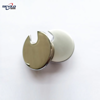 Passe-câble de bureau rond en ABS 35mm 50mm à fermeture douce pour meubles de maison et de bureau